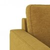 Apollo Compact High Back 1 Seater Fabric Sofa in Ochre Colour
