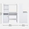 Spydercraft Indus Modern Study Table in White Finish