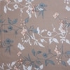 Taupe Floralcotton400 Tcfitted  Super King Size Bedsheet With 2 Pillow Covers