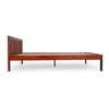 Orian Solid Wood Queen  Size Bed Without Storage (Honey Oak Finish)