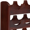 Ikiriya Sheesham Wood Accent Wine Rack in Honey Finish