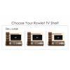Rowlet Large Engineering Wood Floor Standing TV Entertainment Unit Set Top Box Stand/TV Cabinet with Shelves for Books & Décor Display Unit Bed Living Room Upto 55 Inches (Brown Maple & Beige)