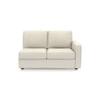Apollo Sofa (Colour : Pearl, Cushion : Hard, Back Type : Regular, Seating Capacity : Left Aligned 2 Seater + Left Aligned Chaise + Ottoman)