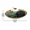 Metalsmith Metal Serveware Box Set of 4 with Tray Multicolor Finish