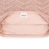 Rosa Pale Pink Cotton Knitted Cushion Cover 12X20 Inches