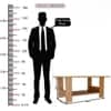 Spydercraft Penio Modern Coffee Table in Noce Lyon Finish
