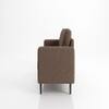 Nordic 3 Seater Sofa with 2 Matching Armchairs Brown