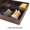 Lush Engineered Wood Queen  Size Bed With Box Storage (Walnut Finish)