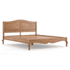 Taahira King Size Non Storage Bed In Natural Finish