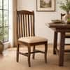 Sleev Sheesham Wood Dining Chairs in Provincial Teak Finish Set of 2