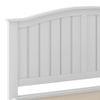 Wichita Solid Wood King Size Box Storage Bed In White Finish