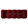 Melon Velvet 5 feet Ottoman Bench in Maroon Color