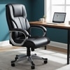 Adiko High Back Executive Revolving Office Chair In Black