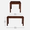 Tarragon 6 Seater Dining Set In Walnut Finish