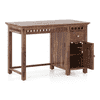Fidora Study Table Finish - Teak