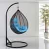 Premium Egg Single Seater Liner Swing Chair Blue