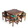 Kingston Sheesham Wood Accent 4 Seater Dining Table