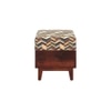 Olive Solid Wood  Ottomon in  Multicolor Colour
