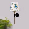 Devansh Metal Electric Wall Light in Black Colour with Multi Shade Count of 1 Light