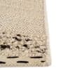 Jaipur Rugs Soft Liner Geometric Wool 6x9 Feet Undyed White And Natural White Dhurrie Carpet