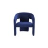 Ashley Velvet Accent Chair in Navy Blue Colour