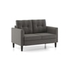 Winston 2 Seater Fabric Sofa in Yessica Grey Colour