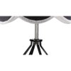 Leighton Vintage Multicolor Shade Table lamp with Wood & Iron Base