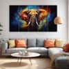 The Castle Decor Elephant Wall Painting Wooden Framed 27x48 Inch