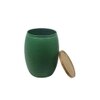 Metalsmith Circular Iron Bedside Table – Green Finish