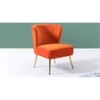 Fission Accent Chair in Orange Colour