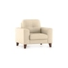 Verona Essential 1 Seater Fabric Sofa in Pearl Colour