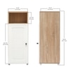Lofty Medium Wardrobe with Striped Design for Compact Bedroom Storage