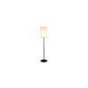 Sebastien White Cotton Shade Floor Lamp