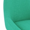 Rickman Fabric Lounge Chair in Lagoon Green Colour