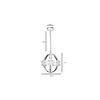 USD Black Metal Hanging Light