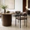 Nova Dining Chair in Brown Velvet