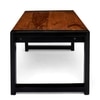 Hamstreet Sheesham Wood Contemporary Rectangle Coffee Table In Natural Teak Finish
