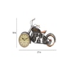 Metal Handpainted  Jawa 8'' Dial Bike Wall Decorative Clock By Craft Tree