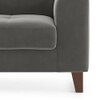 Verona Sofa Set (Colour : Ash Grey Velvet , Seater : 3+2+1+1)