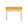 Primera Kids Study Desk with Drawer in Light Woodgrain Finish Mango Yellow Colour