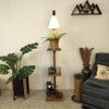 Andre Beige Jute Floor Lamp with Beige Jute Base