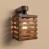 Lyon Brown Solid Wood Wall Lights