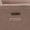 Silvana One Seater Motorized Fabric Recliner in Taupe Beige Colour