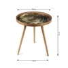 Oalveil Brown Table Set of 2 by De Maison Decor in Classical Design in Brown Finish
