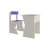 Utopia Extendable Toddler Study Desk and Chair Set in Lavender Purple Colour