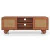 Takai Solid Wood TV Unit In Red Cedar Finish