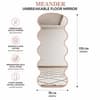The Artment Rose Gold Meander Unbreakable Floor Mirror For Home (170 X 70 CM)