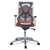 Wiwngas Mid Back Ergonomic Chair in Orange Colour