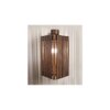 Trikona Brown Solid Wood Wall Lights