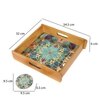 Mandala Wooden Tray & Coaster Set
